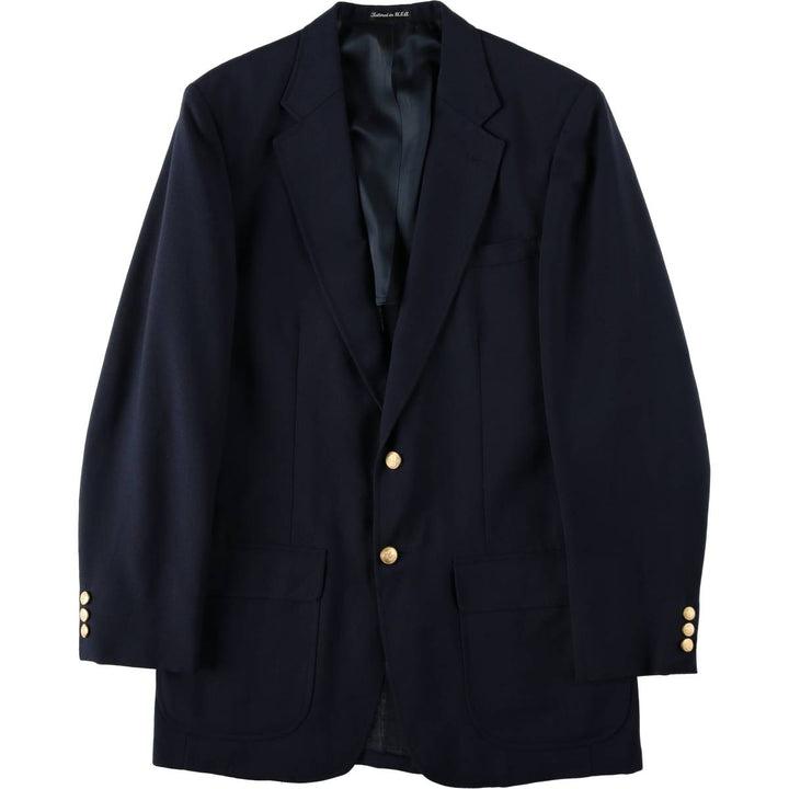 Stafford Navy Blazer, Tailored Jacket, Made in USA, Men's Size M unclear navy blue type Vintage Second Hand