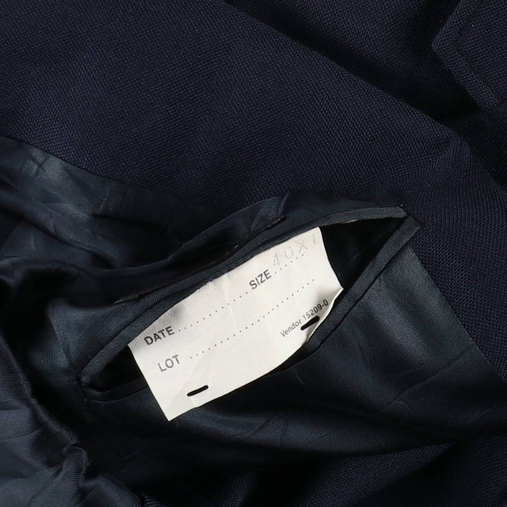 Stafford Navy Blazer, Tailored Jacket, Made in USA, Men's Size M unclear navy blue type Vintage Second Hand