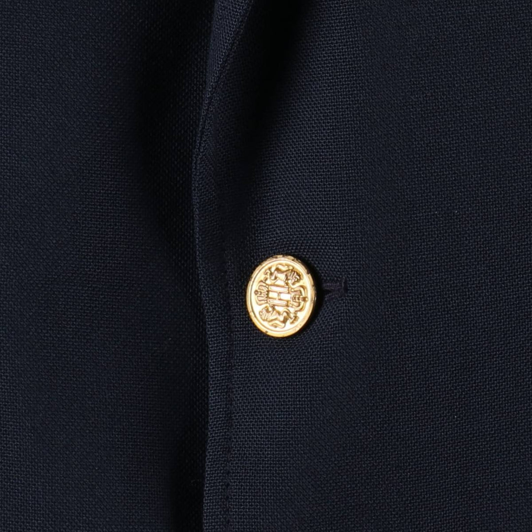 HAGGAR IMPERIAL Navy Blazer Tailored Jacket, Made in USA, Men's Size M (approx.) unclear navy blue type Vintage Second Hand