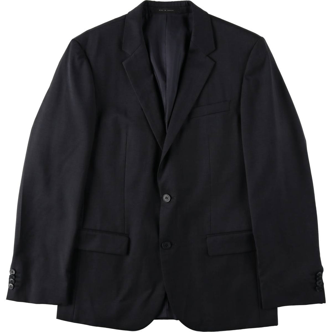 Hugo Boss navy blazer, tailored jacket, men's size L equivalent. unclear navy blue type Vintage Second Hand
