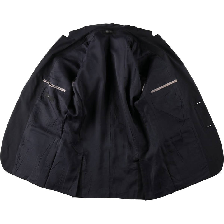 Hugo Boss navy blazer, tailored jacket, men's size L equivalent. unclear navy blue type Vintage Second Hand