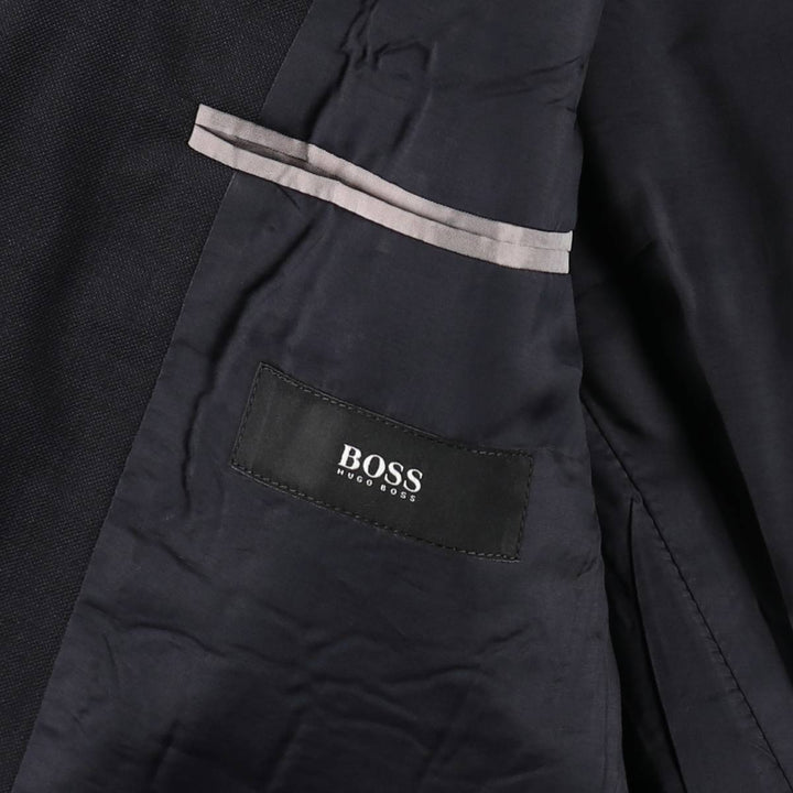 Hugo Boss navy blazer, tailored jacket, men's size L equivalent. unclear navy blue type Vintage Second Hand