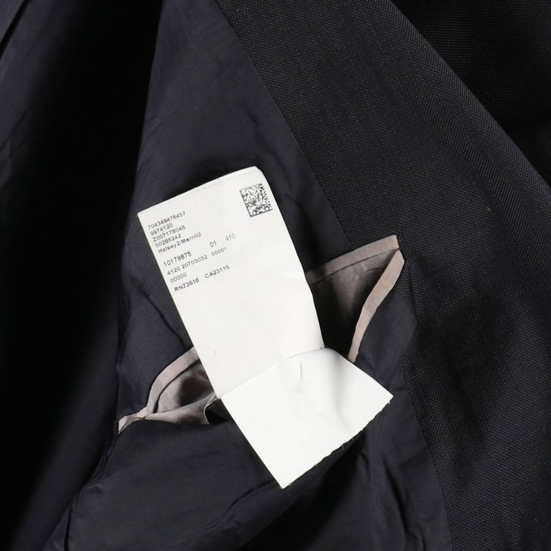 Hugo Boss navy blazer, tailored jacket, men's size L equivalent. unclear navy blue type Vintage Second Hand