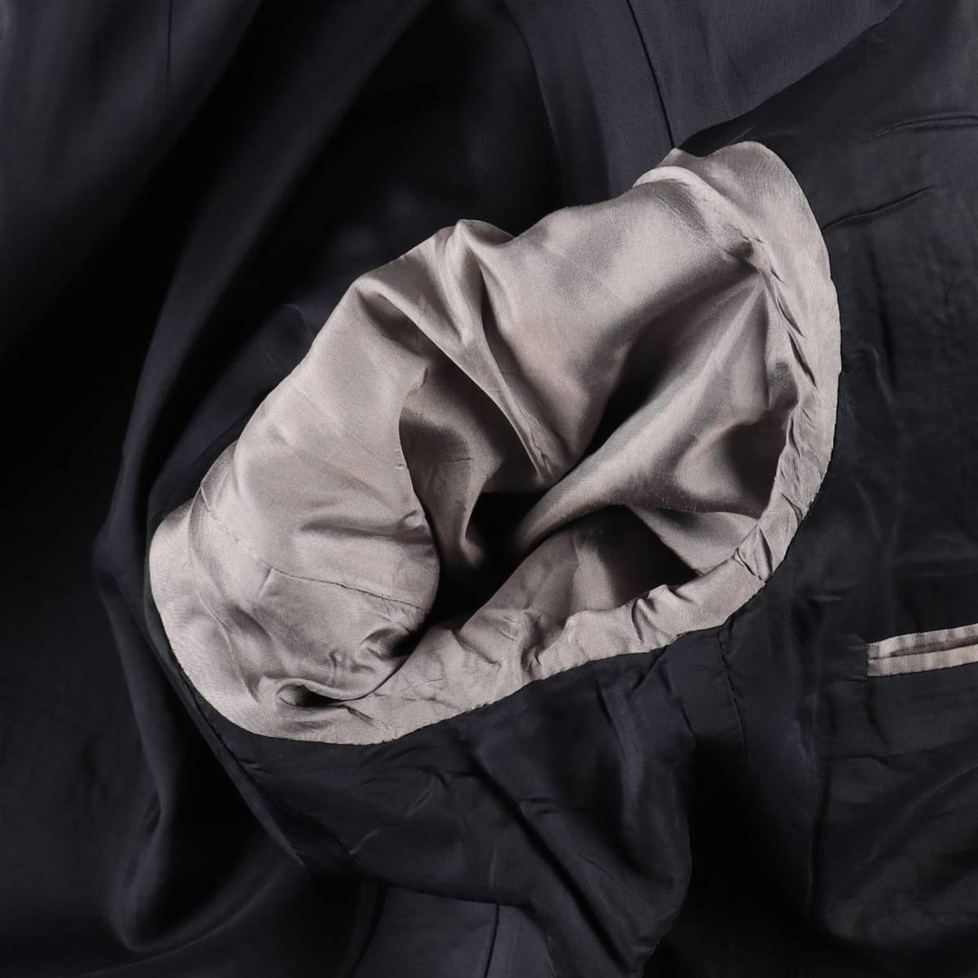 Hugo Boss navy blazer, tailored jacket, men's size L equivalent. unclear navy blue type Vintage Second Hand
