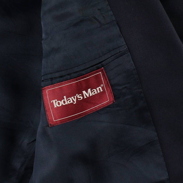TORRIANI Navy Blazer Tailored Jacket, Made in Italy, Men's Size M (approx.) wool navy blue type Vintage Second Hand