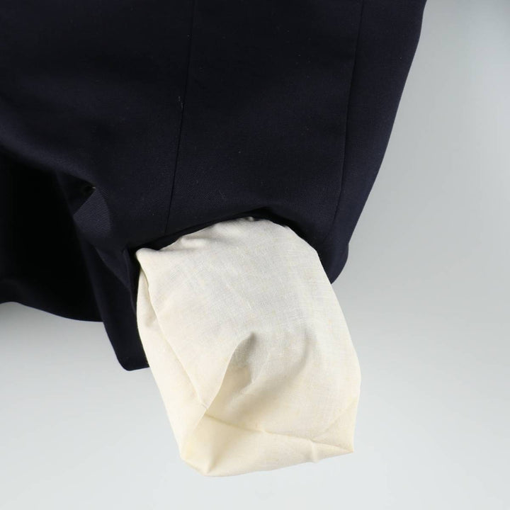TORRIANI Navy Blazer Tailored Jacket, Made in Italy, Men's Size M (approx.) wool navy blue type Vintage Second Hand