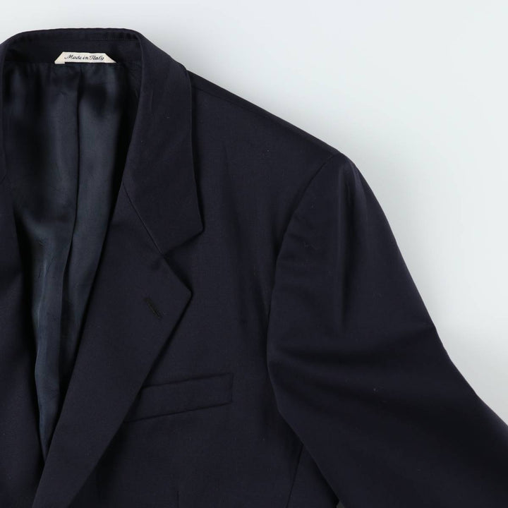 TORRIANI Navy Blazer Tailored Jacket, Made in Italy, Men's Size M (approx.) wool navy blue type Vintage Second Hand