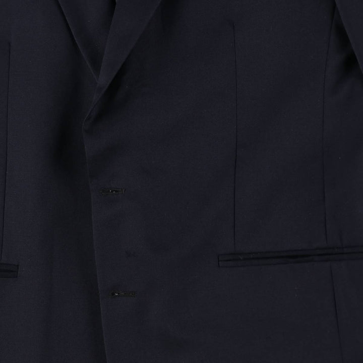 TORRIANI Navy Blazer Tailored Jacket, Made in Italy, Men's Size M (approx.) wool navy blue type Vintage Second Hand