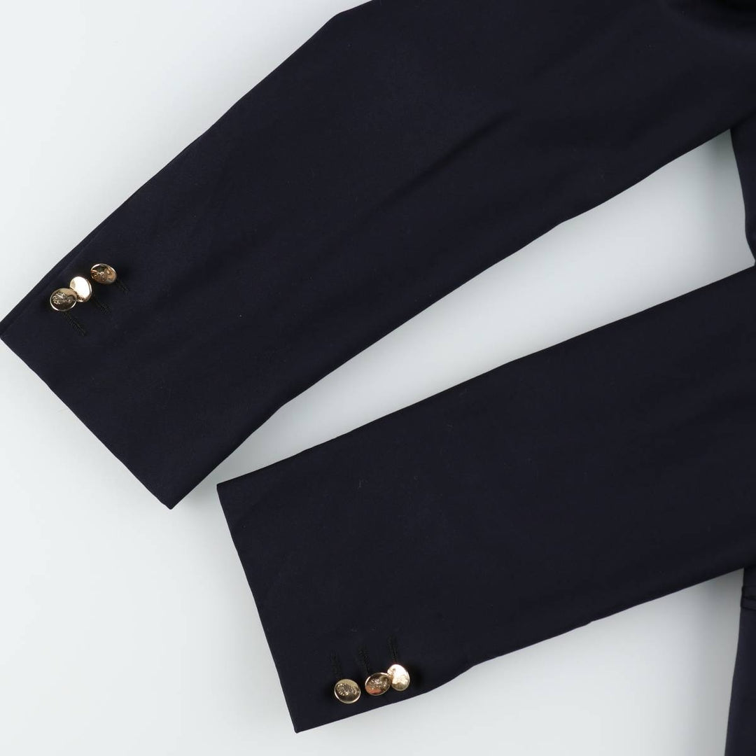 TORRIANI Navy Blazer Tailored Jacket, Made in Italy, Men's Size M (approx.) wool navy blue type Vintage Second Hand