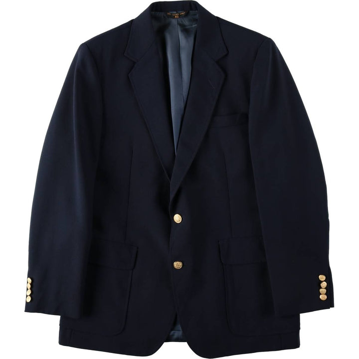 Haggar Imperial Navy Blazer Tailored Jacket, Men's Size M (approx.) unclear navy blue type Vintage Second Hand