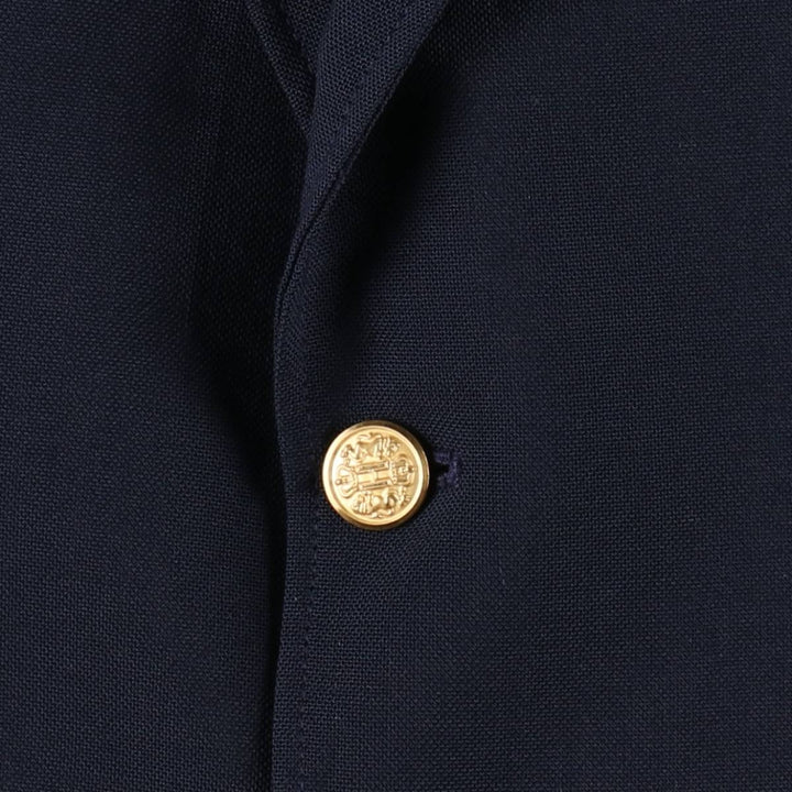 Haggar Imperial Navy Blazer Tailored Jacket, Men's Size M (approx.) unclear navy blue type Vintage Second Hand