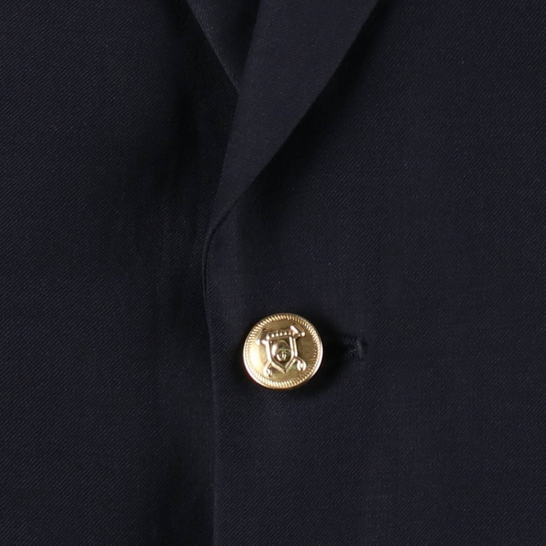 Ralph Lauren LAUREN Navy blazer, tailored jacket, men's size L wool navy blue type Vintage Second Hand
