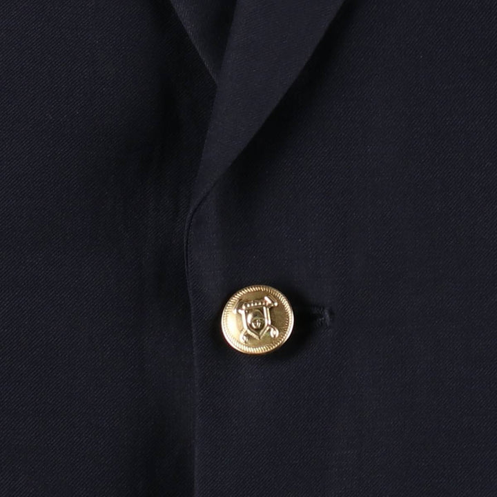 Ralph Lauren LAUREN Navy blazer, tailored jacket, men's size L wool navy blue type Vintage Second Hand