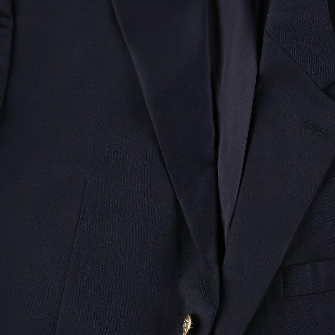 Ralph Lauren LAUREN Navy blazer, tailored jacket, men's size L wool navy blue type Vintage Second Hand