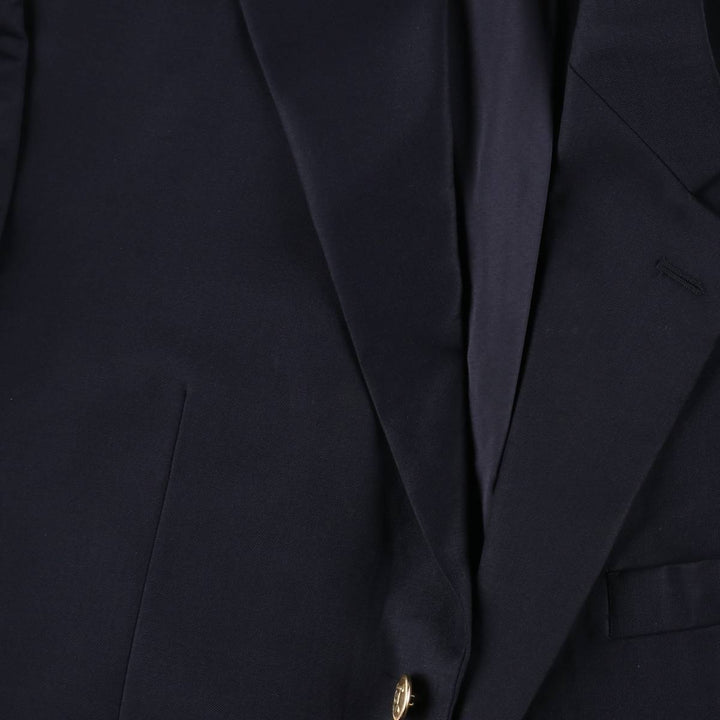 Ralph Lauren LAUREN Navy blazer, tailored jacket, men's size L wool navy blue type Vintage Second Hand