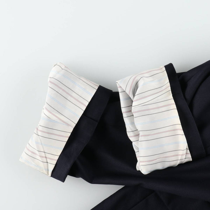 Ralph Lauren LAUREN Navy blazer, tailored jacket, men's size L wool navy blue type Vintage Second Hand