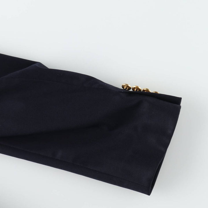 Ralph Lauren LAUREN Navy blazer, tailored jacket, men's size L wool navy blue type Vintage Second Hand