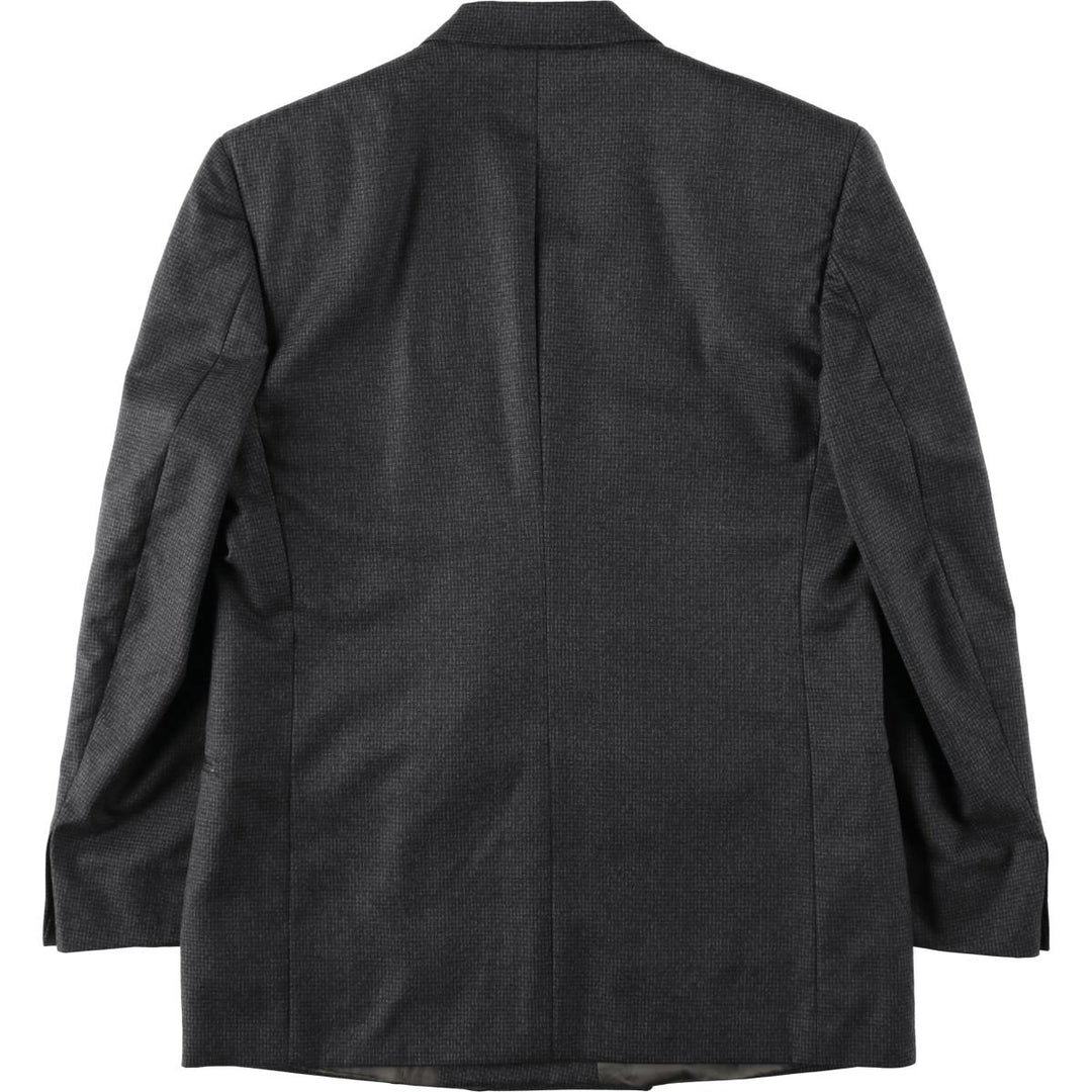 PORTFOLIO PERRY Double-breasted Peaked Lapel Wool Tailored Jacket, Made in USA, Men's Size M (approx.) wool gray type Vintage Second Hand