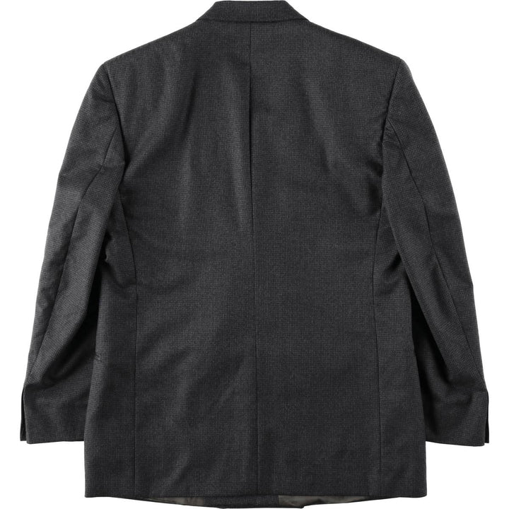 PORTFOLIO PERRY Double-breasted Peaked Lapel Wool Tailored Jacket, Made in USA, Men's Size M (approx.) wool gray type Vintage Second Hand