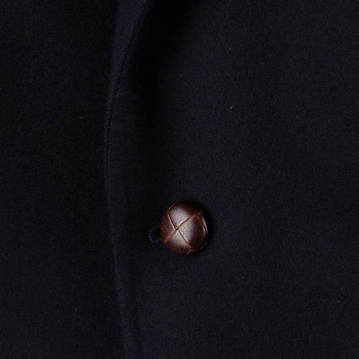 HAGGAR IMPERIAL Wool Tailored Jacket, Men's Size L (approx.) wool navy blue type Vintage Second Hand