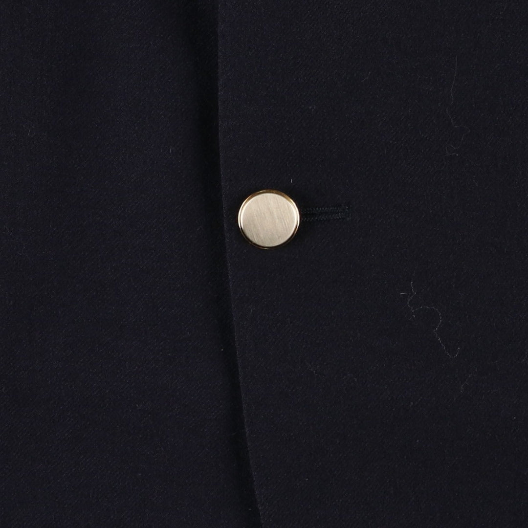 Berwin and Berwin Navy Blazer Tailored Jacket, Made in England, Men's Size L (approx.) wool navy blue type Vintage Second Hand