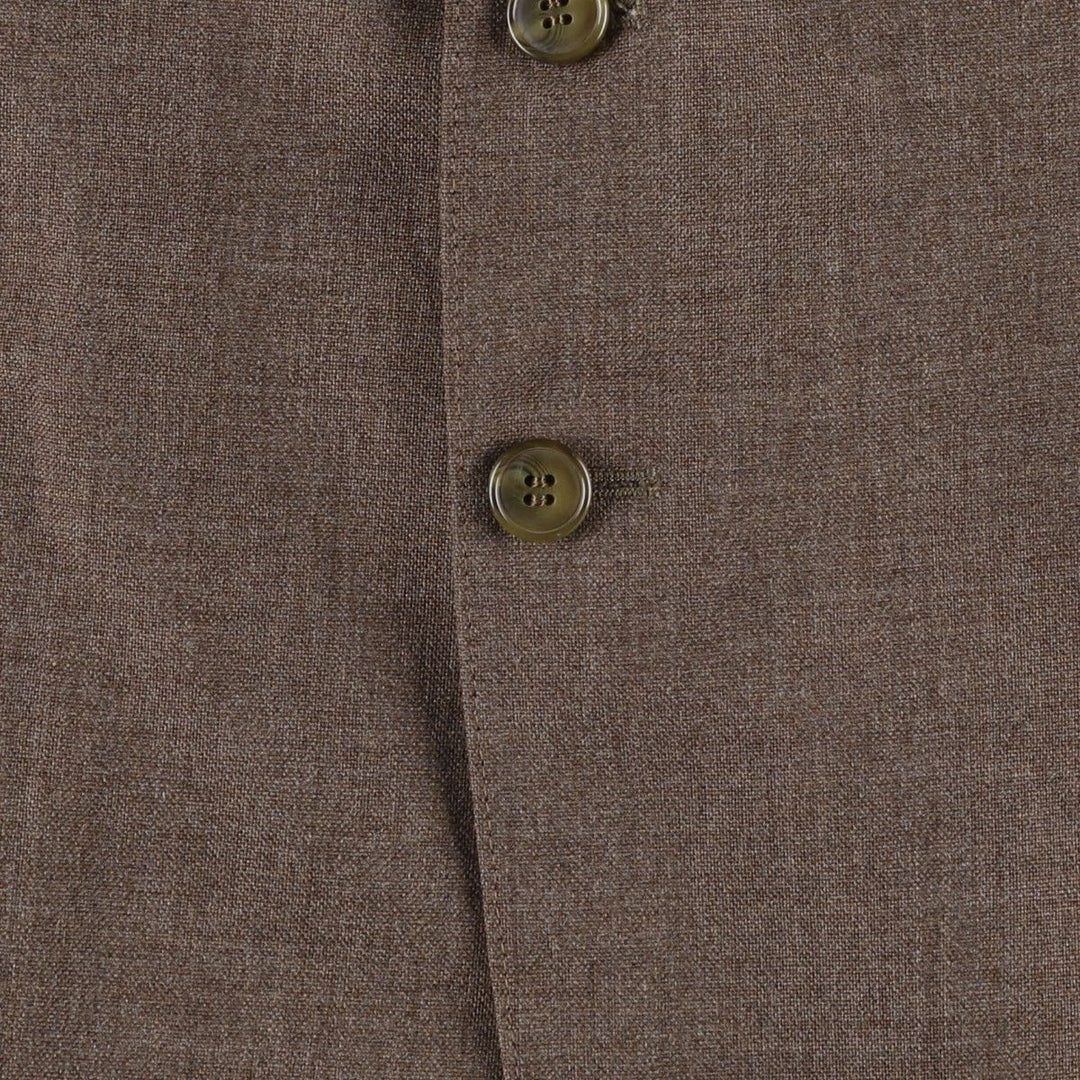 St Michael tailored jacket, made in England, men's size M equivalent. polyester brown type Vintage Second Hand
