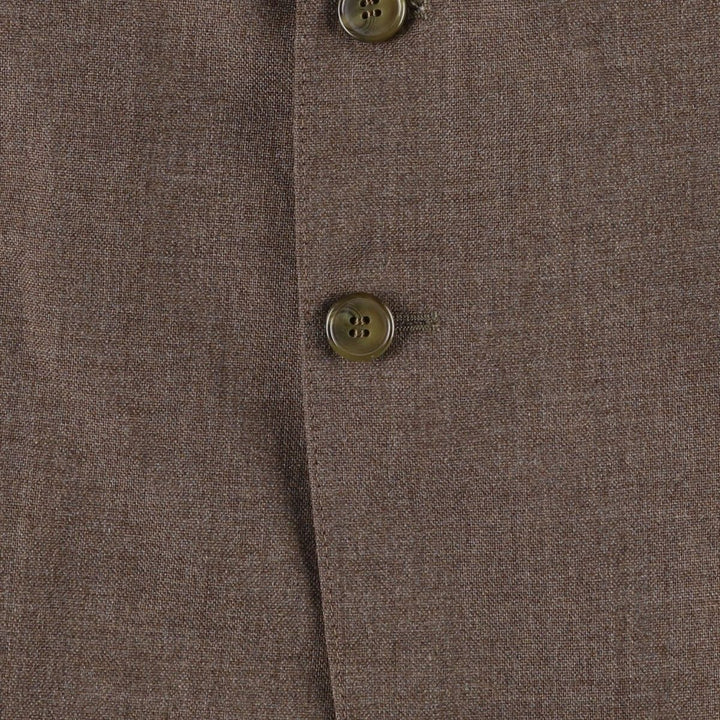 St Michael tailored jacket, made in England, men's size M equivalent. polyester brown type Vintage Second Hand