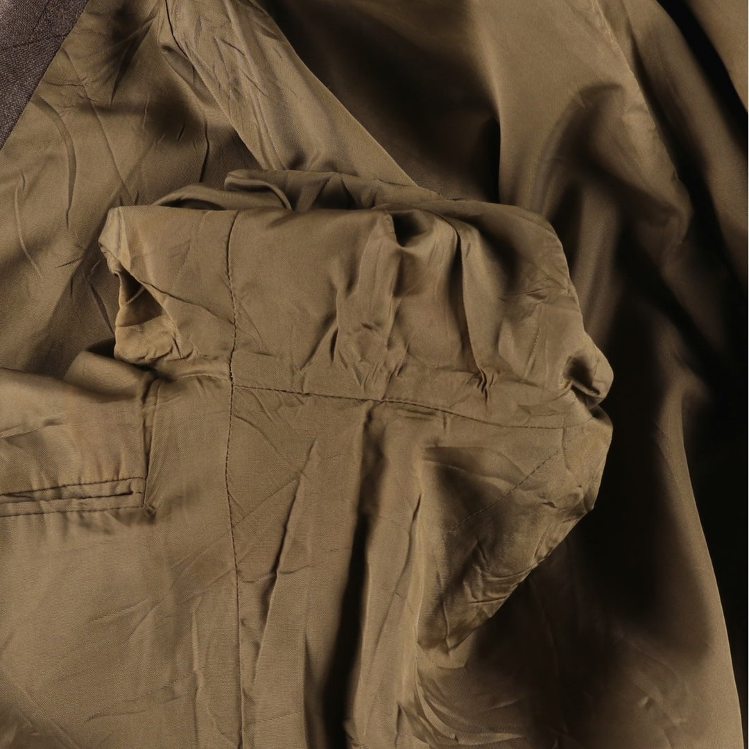 St Michael tailored jacket, made in England, men's size M equivalent. polyester brown type Vintage Second Hand