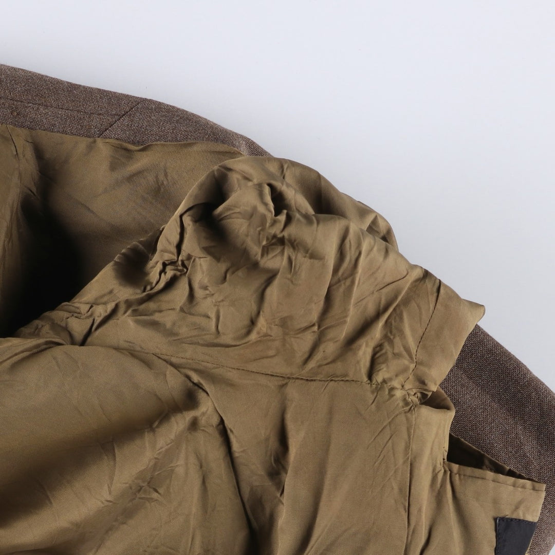 St Michael tailored jacket, made in England, men's size M equivalent. polyester brown type Vintage Second Hand