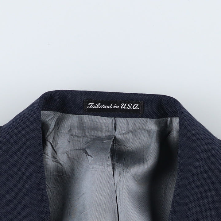 Stafford Navy Blazer, Tailored Jacket, Men's Size L unclear navy blue type Vintage Second Hand