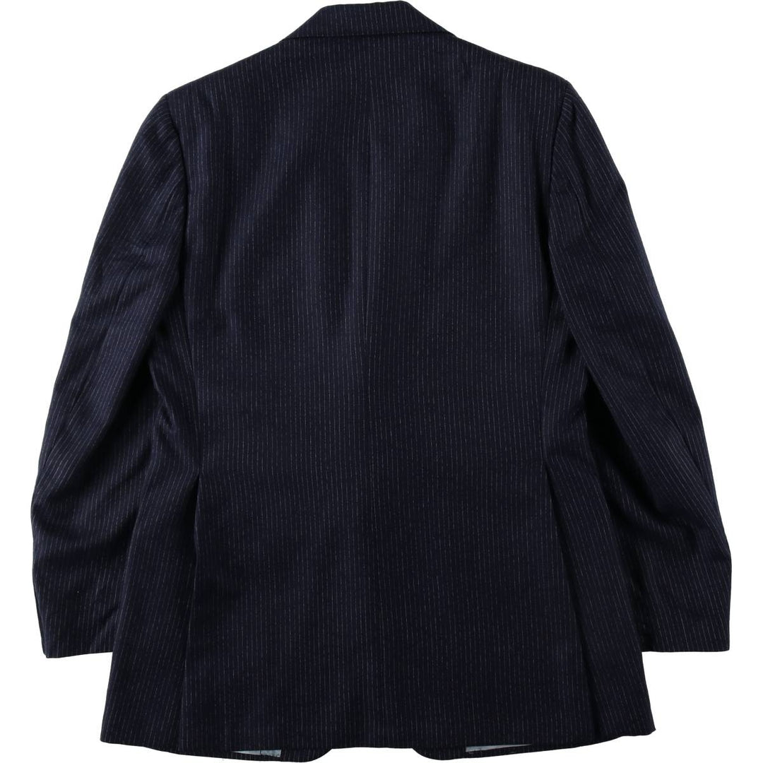 GEOFFREY BEENE Stripe Pattern Blazer Tailored Jacket (Men's Size S) unclear navy blue type Vintage Second Hand