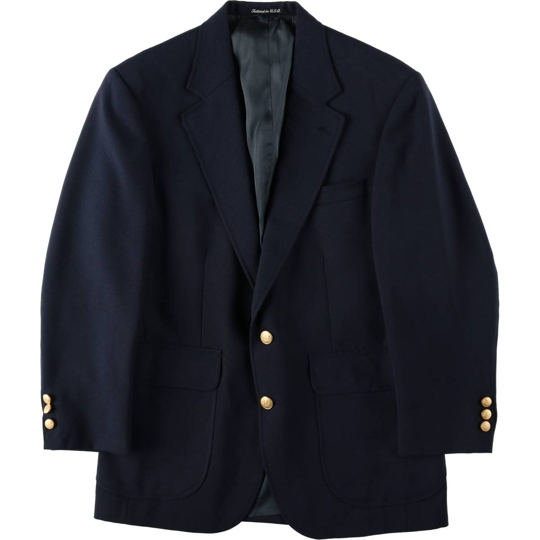 Stafford Navy Blazer, Tailored Jacket, Made in USA, Men's Size Small unclear navy blue type Vintage Second Hand
