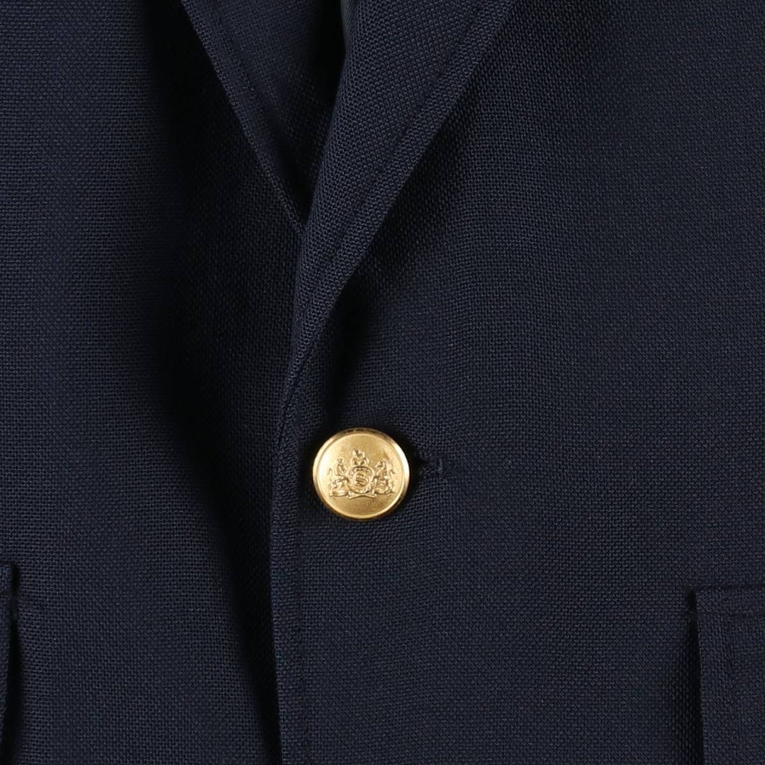 Stafford Navy Blazer, Tailored Jacket, Made in USA, Men's Size Small unclear navy blue type Vintage Second Hand
