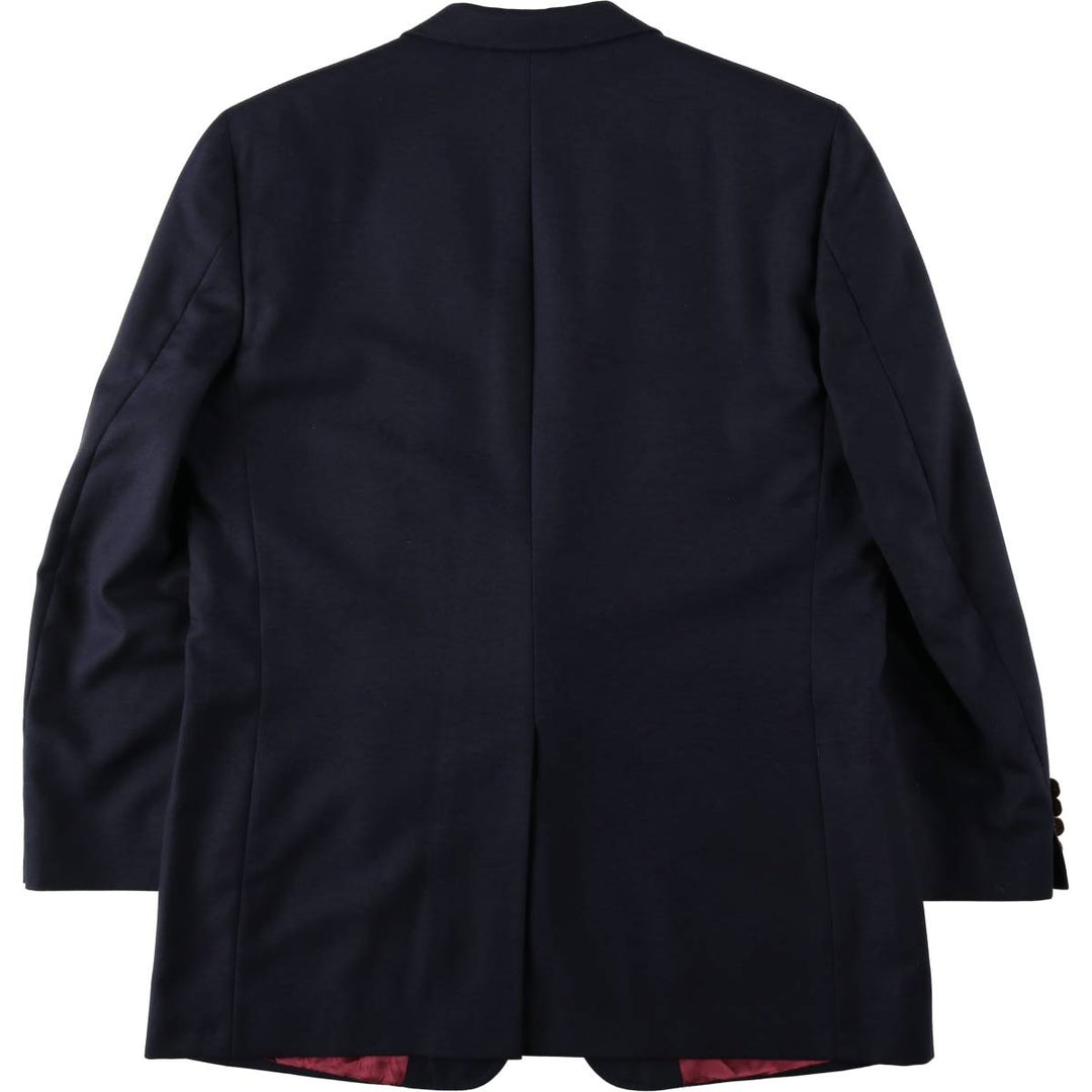 Villager Navy Blazer Tailored Jacket, Men's Size M (approx.) wool navy blue type Vintage Second Hand
