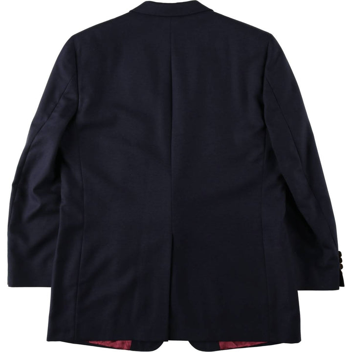 Villager Navy Blazer Tailored Jacket, Men's Size M (approx.) wool navy blue type Vintage Second Hand