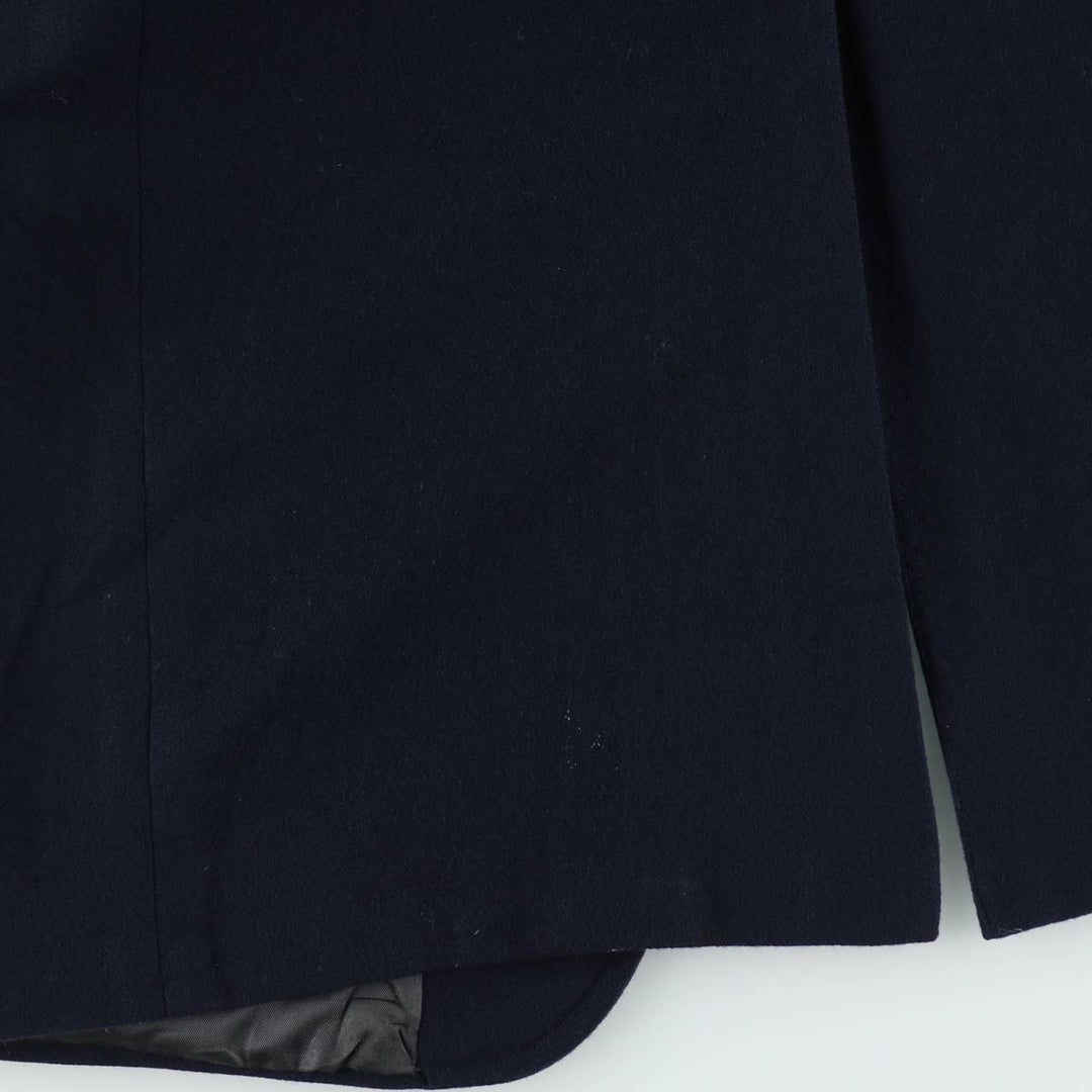 Stanley Blacker Navy Blazer Tailored Jacket, Men's Size M (approx.) wool navy blue type Vintage Second Hand