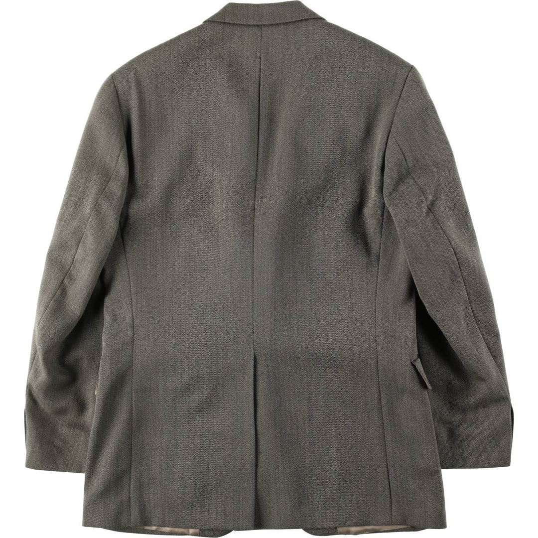 Ralph Lauren Chaps wool tailored jacket, made in Canada, men's size M wool gray type Vintage Second Hand