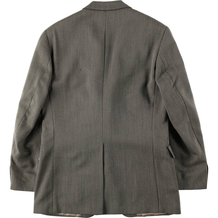 Ralph Lauren Chaps wool tailored jacket, made in Canada, men's size M wool gray type Vintage Second Hand