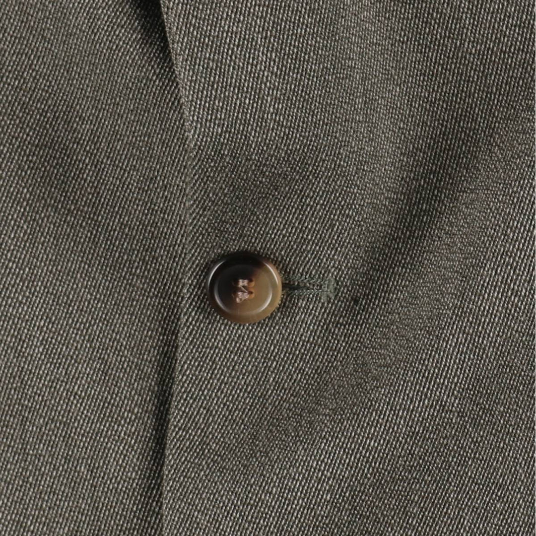 Ralph Lauren Chaps wool tailored jacket, made in Canada, men's size M wool gray type Vintage Second Hand