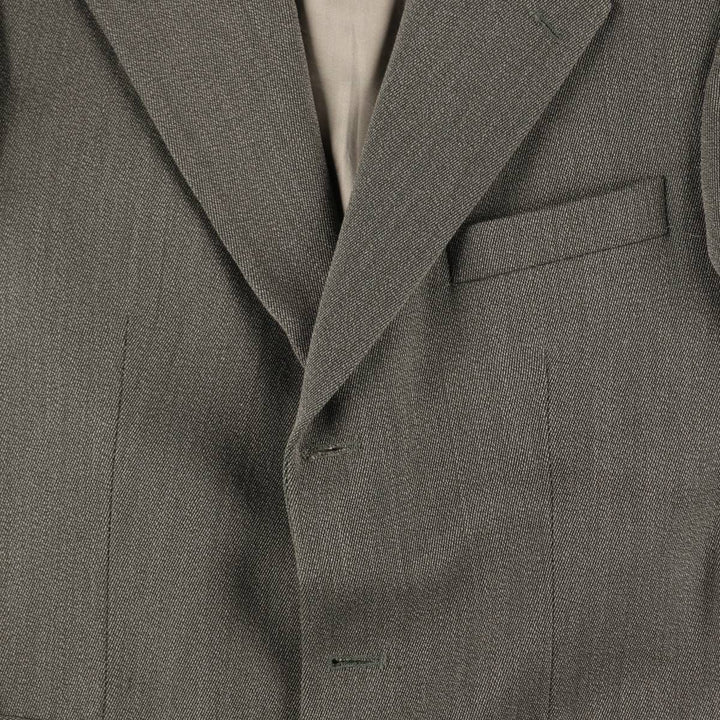 Ralph Lauren Chaps wool tailored jacket, made in Canada, men's size M wool gray type Vintage Second Hand