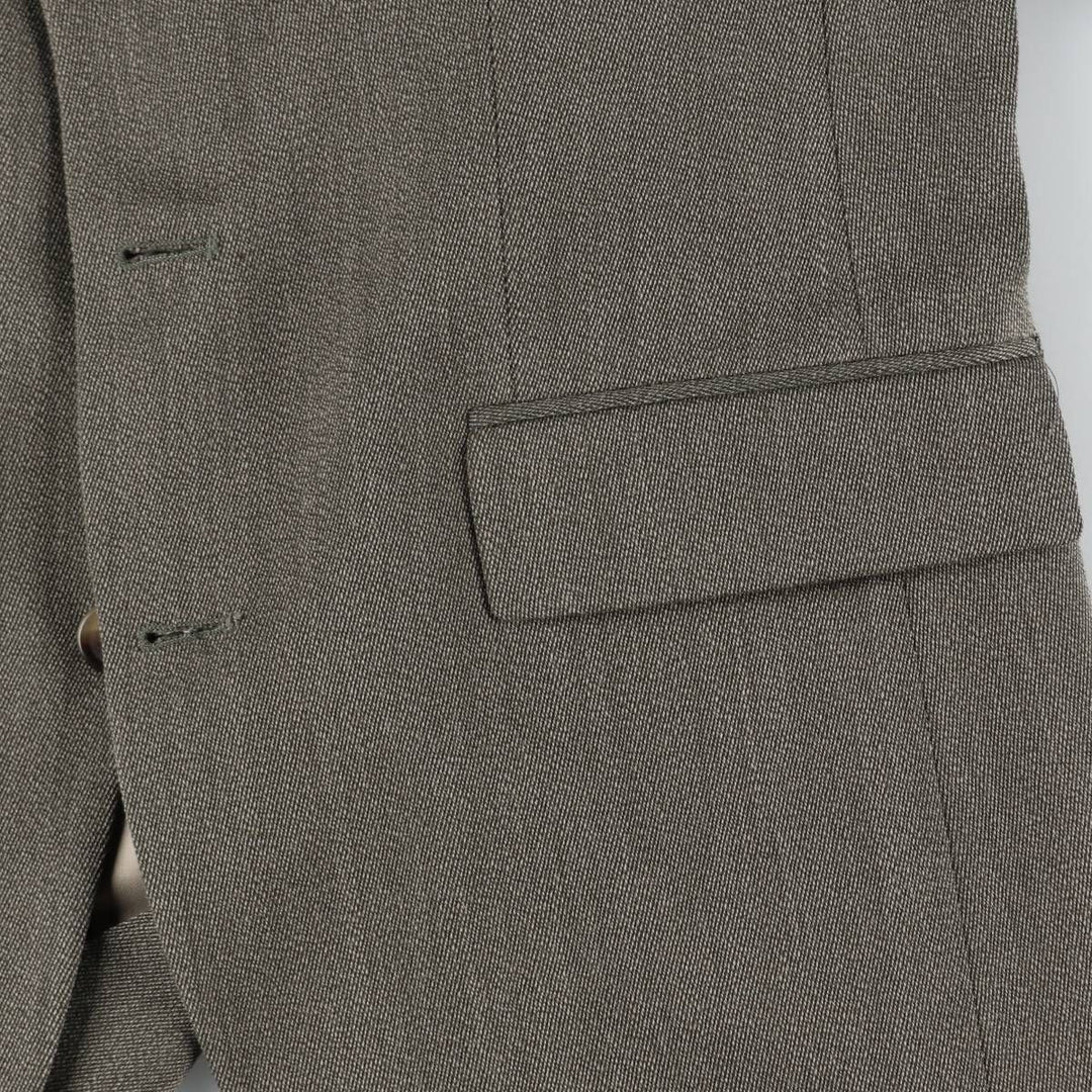 Ralph Lauren Chaps wool tailored jacket, made in Canada, men's size M wool gray type Vintage Second Hand