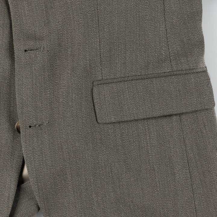 Ralph Lauren Chaps wool tailored jacket, made in Canada, men's size M wool gray type Vintage Second Hand