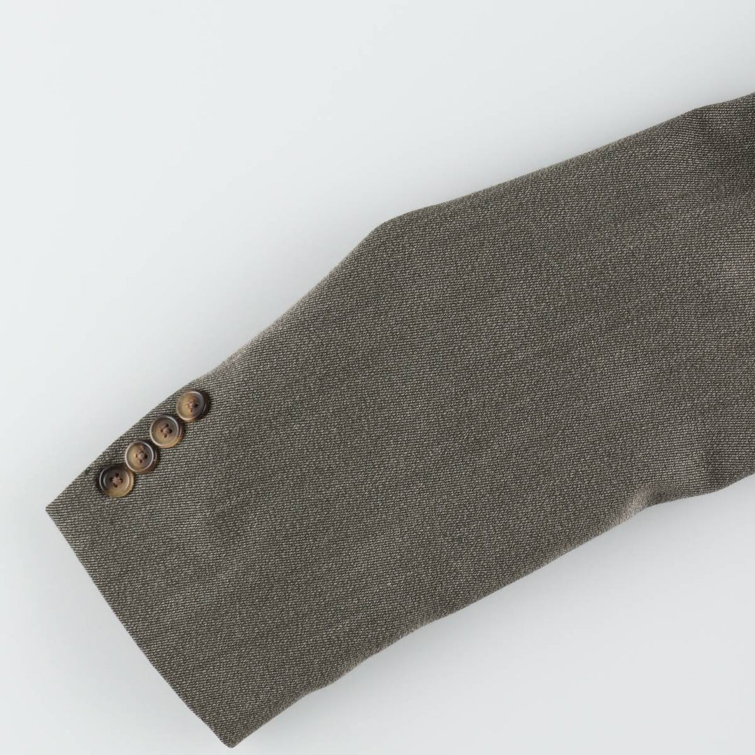 Ralph Lauren Chaps wool tailored jacket, made in Canada, men's size M wool gray type Vintage Second Hand