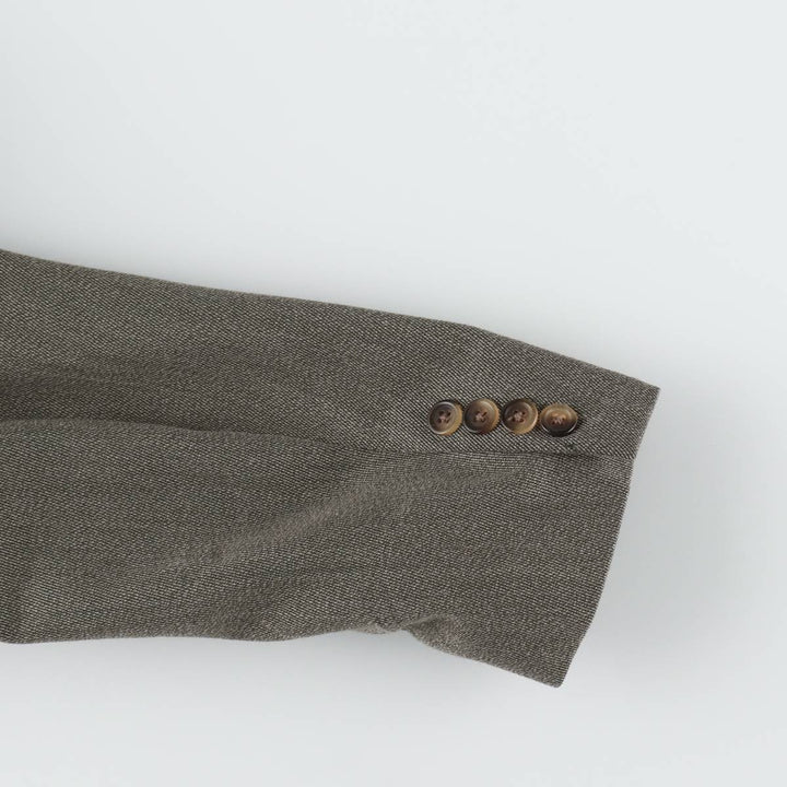 Ralph Lauren Chaps wool tailored jacket, made in Canada, men's size M wool gray type Vintage Second Hand