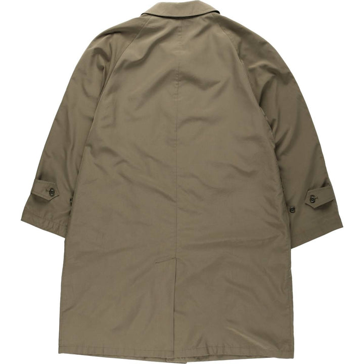 Burberry's Balmacaan Coat (Men's Size S) polyester Khaki type Vintage Second Hand
