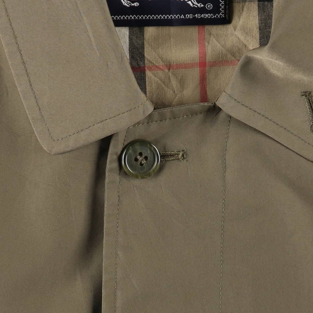 Burberry's Balmacaan Coat (Men's Size S) polyester Khaki type Vintage Second Hand