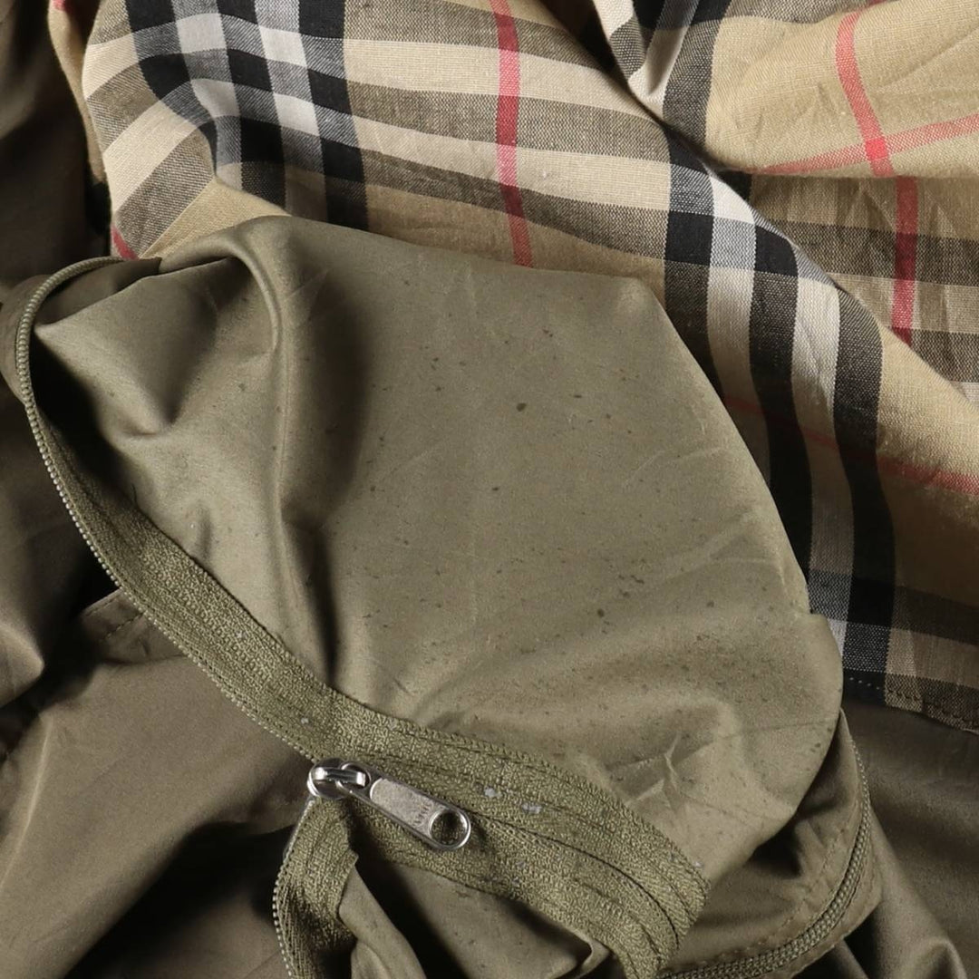 Burberry's Balmacaan Coat (Men's Size S) polyester Khaki type Vintage Second Hand