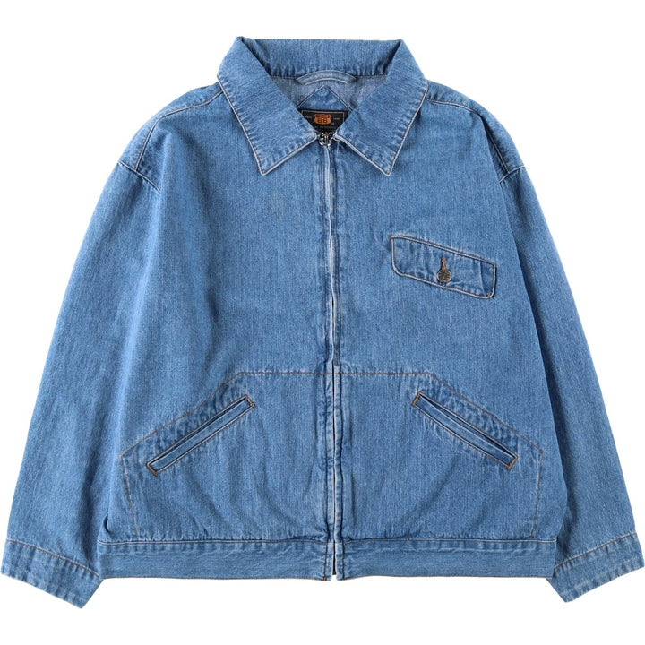 90'S ROUTE 66 Denim Jacket, Men's Size L (approx.), Vintage cotton blue type Vintage Second Hand