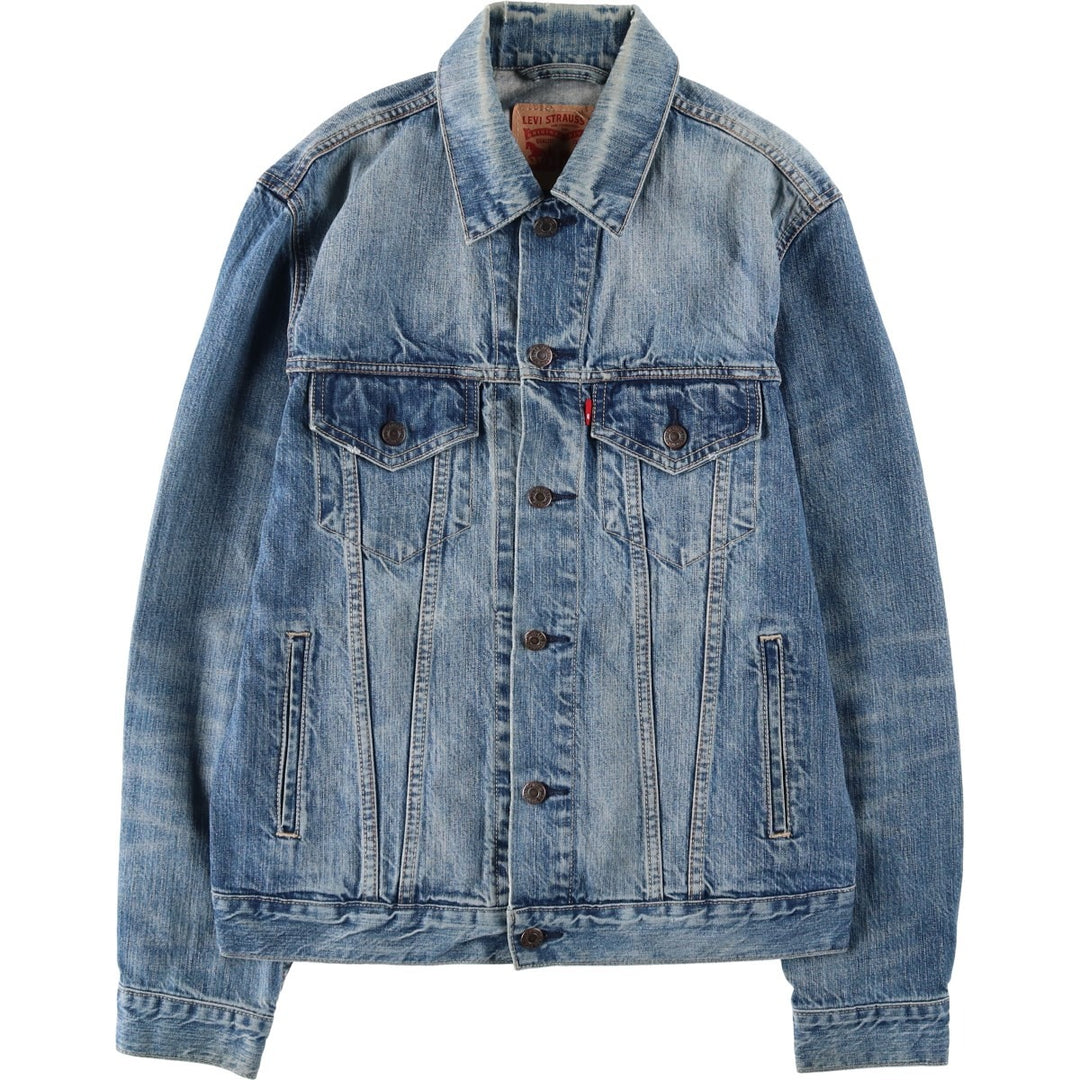 Levi's denim jacket, denim jacket, men's size M cotton blue type Vintage Second Hand