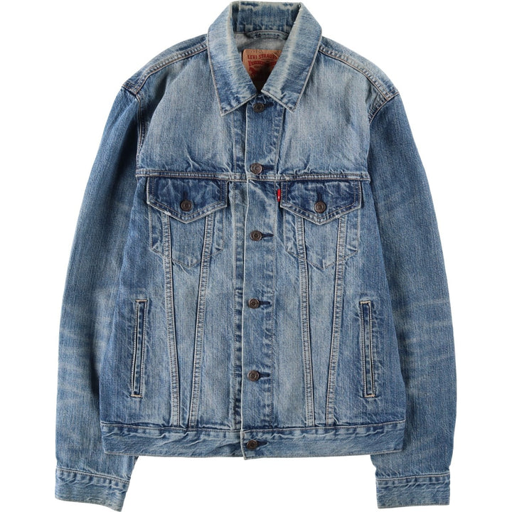 Levi's denim jacket, denim jacket, men's size M cotton blue type Vintage Second Hand